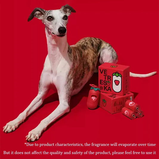 Strawberry Pet Waste Bag Dispenser